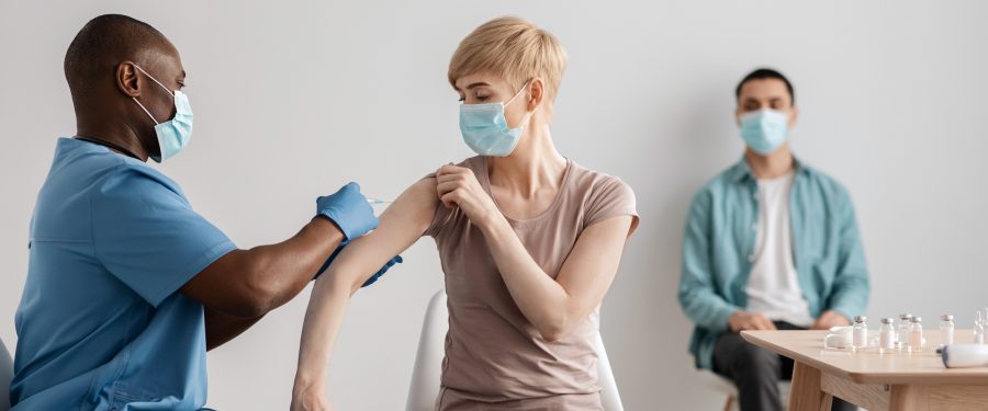 employees getting vaccinated